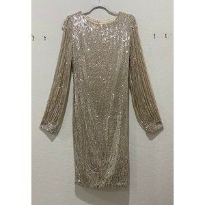 NWOT Women's Lovezesent Formal Midi Sequin Party D